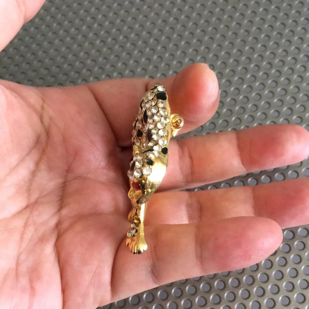 🖤Vtg Leopard brooch - Picture 8 of 13